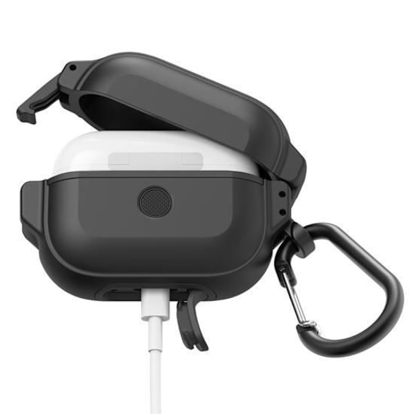 Beskyttelsesskal - Catalyst - AirPods Pro - Vandtæt IP68 - Silikone - Polycarbonat Svart
