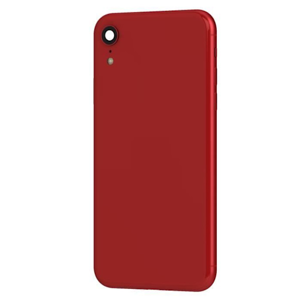 Täydellinen runko iPhone XR:lle - AVIZAR - Punainen - Keskikehys ja takaikkuna - Paino: 0 g Röd