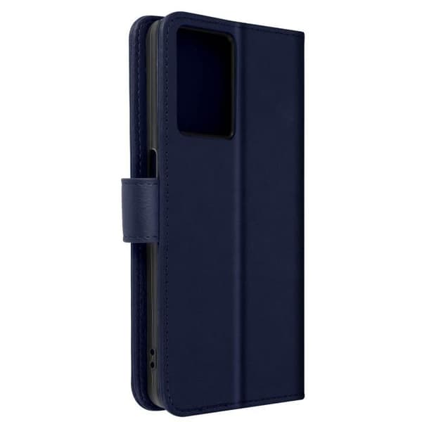 Skal för Oppo A57s och A57 Flip Wallet och videostöd midnattsblått midnattsblå