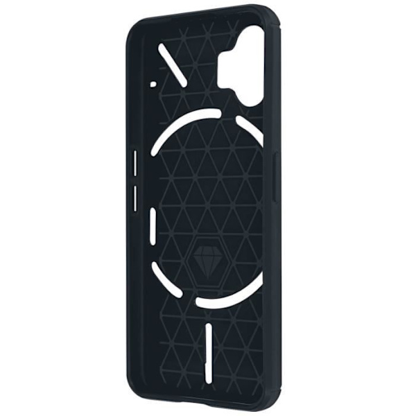 Case for Nothing Phone 2 Silikoni Joustava Carbon Effect Iskunkestävä Midnight Blue Blå