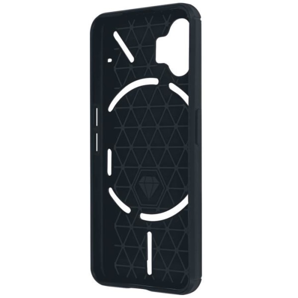 Etui til Nothing Phone 2 Silikone Fleksibel Carbon Effect Stødsikker midnatsblå Blå