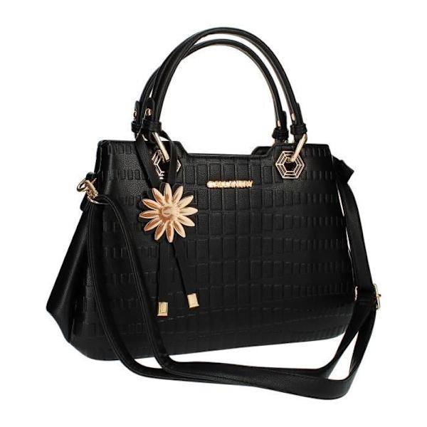 Geometrisk håndtaske - Gallantry Paris - Marguerite Black Svart