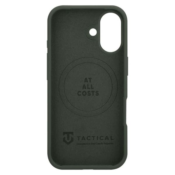 MagSafe-cover til iPhone 17 i silikone, Velvet Smoothie Tactical, mørkegrå Grå