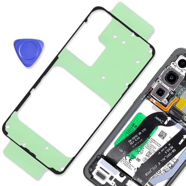 Bageste Glas Klæbemiddel - SAMSUNG - Galaxy S23 - Grøn - Service Pack - Høj Klæbeevne Grön