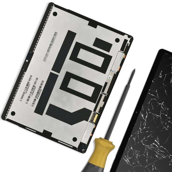 LCD-skærm til Microsoft Surface Pro X og Sort Touchscreen
