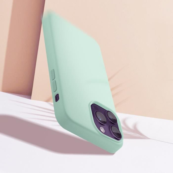 iPhone 14 Pro Max suojakuori - MOXIE - Puolijäykkä - Ohut ja kevyt - Minttu Mynta