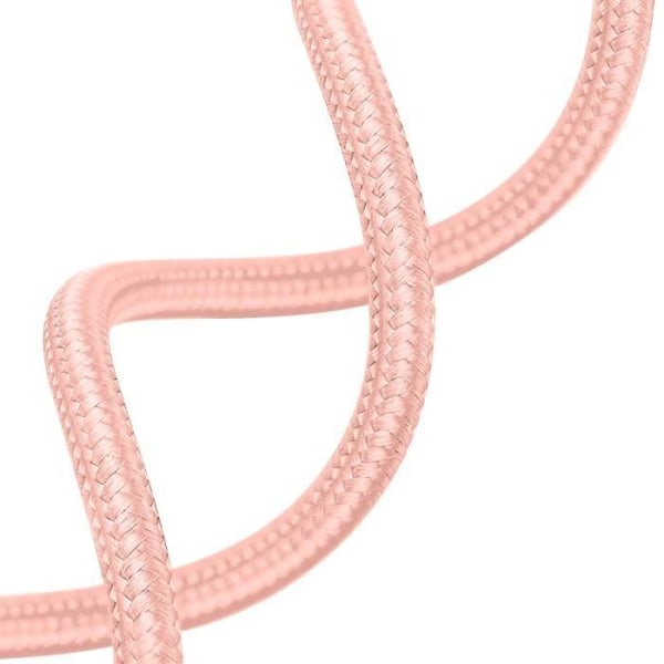 Halsbåndscover til iPhone 15 Neck Lanyard 80cm Corda Series Pink Puderrosa