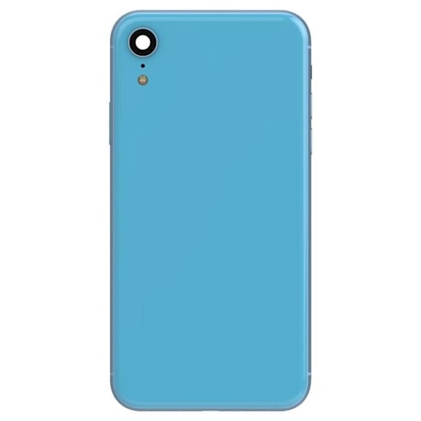 Täydellinen alusta iPhone XR:lle - AVIZAR - Sininen - Keskirunko ja takaikkuna Blå