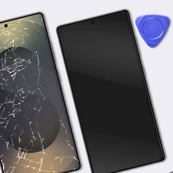 Helskärm - AVIZAR - Galaxy S25 Ultra - OLED-panel - Touchscreen - Silverchassi Grå