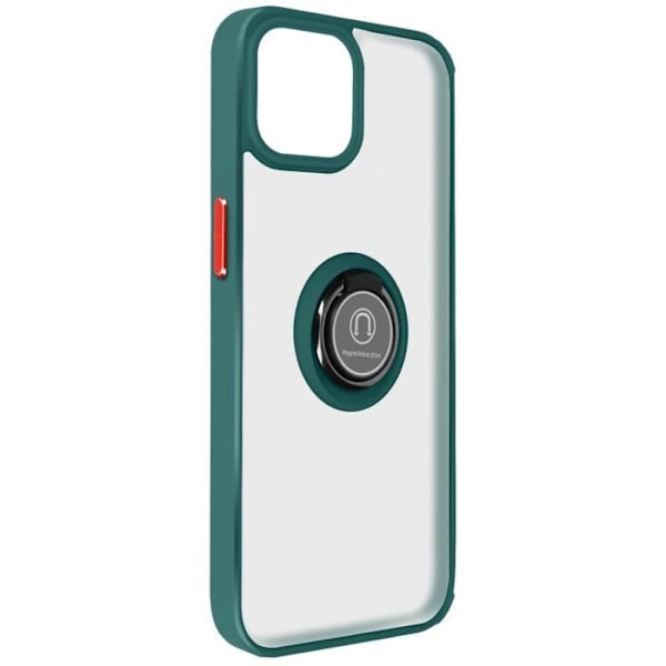 iPhone 15-fodral - Ringrip - Hybrid - Metallring - Videostativ - Grön Grön
