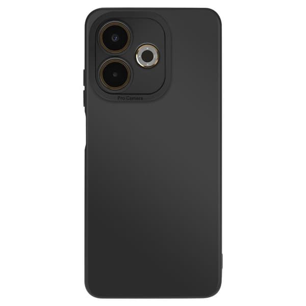 Silikone Cover - AVIZAR - Oppo A5 Pro - Forstærket Beskyttelse - Sort - Tilpasset Svart