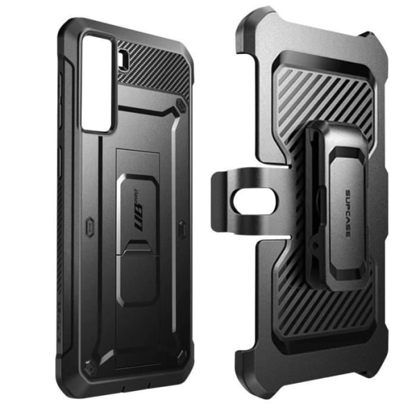 Kotelo Samsung S23:lle Iskunkestävä Kickstand Supcase Unicorn Beetle Pro musta Svart