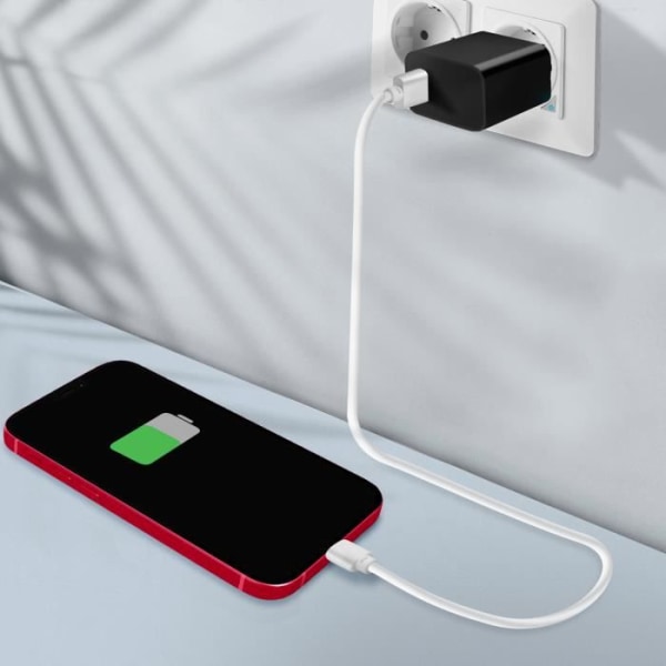 iPhone 11 Latausliittimen vaihto Lightning-liitin punainen
