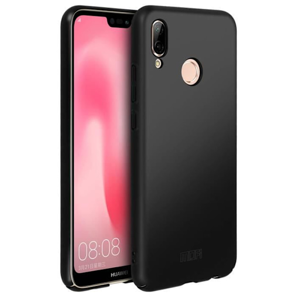 MOFI Huawei P20 Lite etui hårdt stødsikkert beskyttelsescover - sort