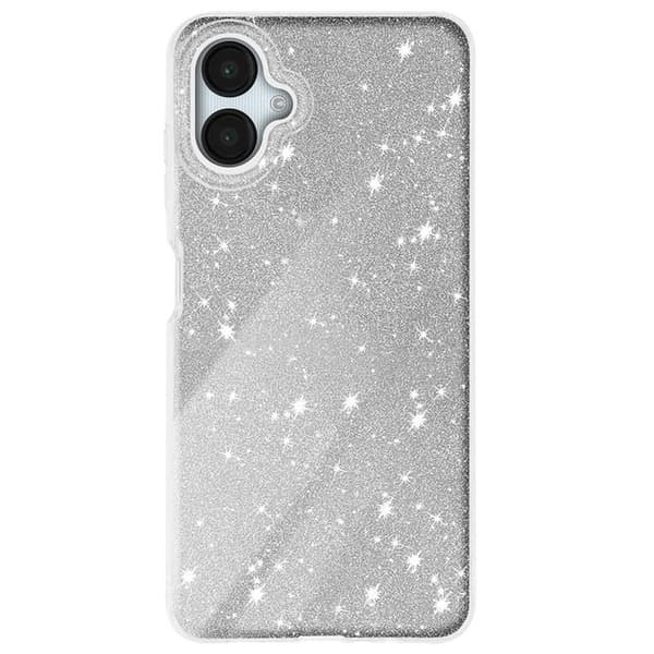 Coque - Samsung Galaxy A06 - Iskunkestävä - Hohde - Kimalteleva - Glamour Grå
