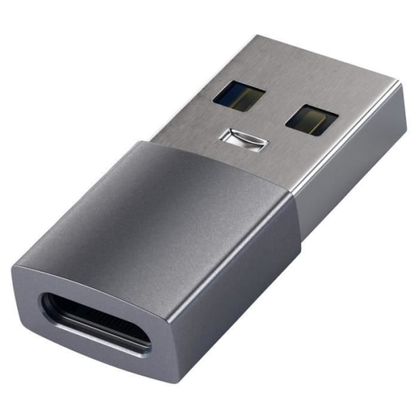 USB-A til USB-C-adapter Oplad og synkroniser 5 Gbps Compact Satechi Grey