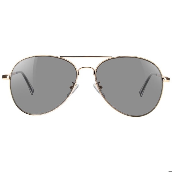 Pilotglasögon CV1684 med UV400 tonade linser svart/guld Svart