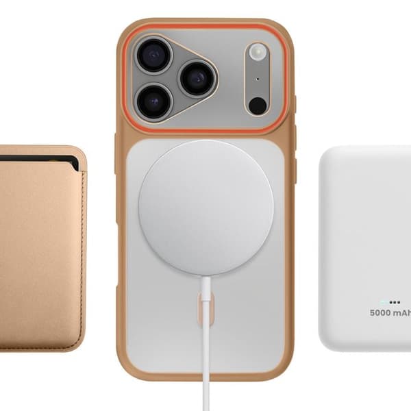 MagSafe-cover til iPhone 17 Pro Max, Bi-materiale beskyttelse, Hård bagside, Brun brun