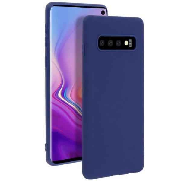 Etui til Samsung Galaxy S10 Protection Silikone Soft Gel Soft Touch - Midnight blue