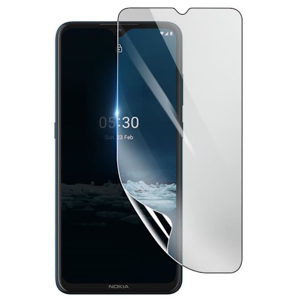 Näytönsuoja - 3MK - Nokia 5.3 - Iskunkestävä Hydrogeeli - Naarmuuntumaton - Läpinäkyvä Transparent