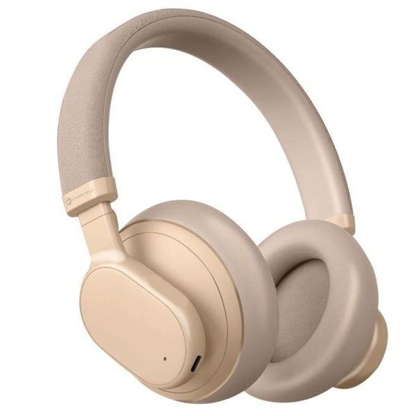 Bluetooth-hörlurar - FORCELL - Touch Beat - Brusreducering - 30 timmars batteritid - Beige Beige