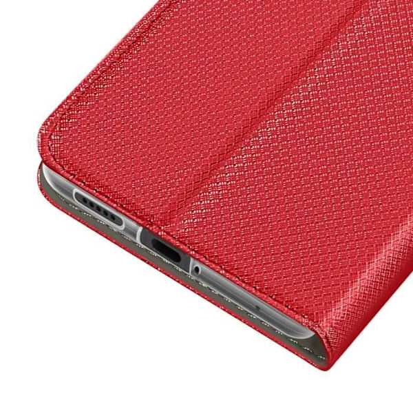 Älypuhelimen kuori - AVIZAR - Xiaomi 14T - Punainen - Puolijäykkä - Magneettinen korttipaikalla Röd