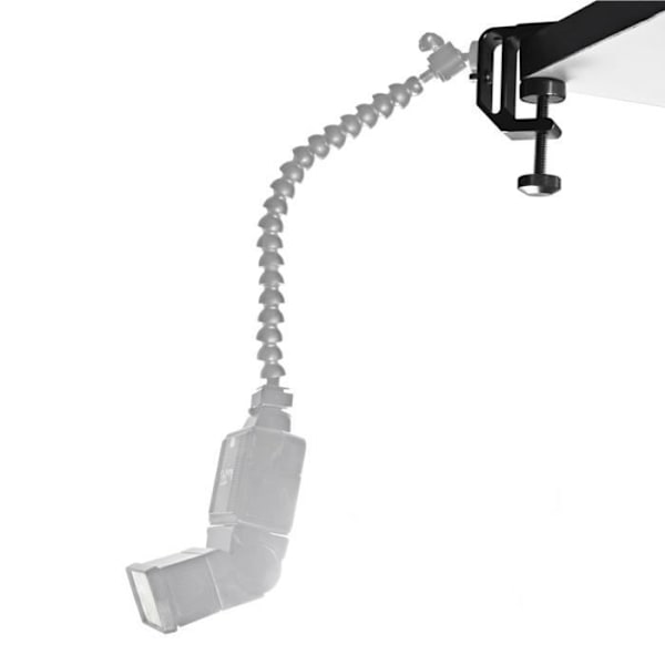 Support Adapter - AVIZAR - Universal Sort - Solid fiksering - Justerbar vinkel - Aluminium Svart