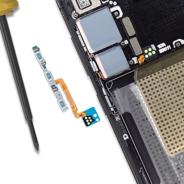 Knappanel - SAMSUNG - Galaxy S24 - Sort - Lydkontrol - Original Erstatning Svart