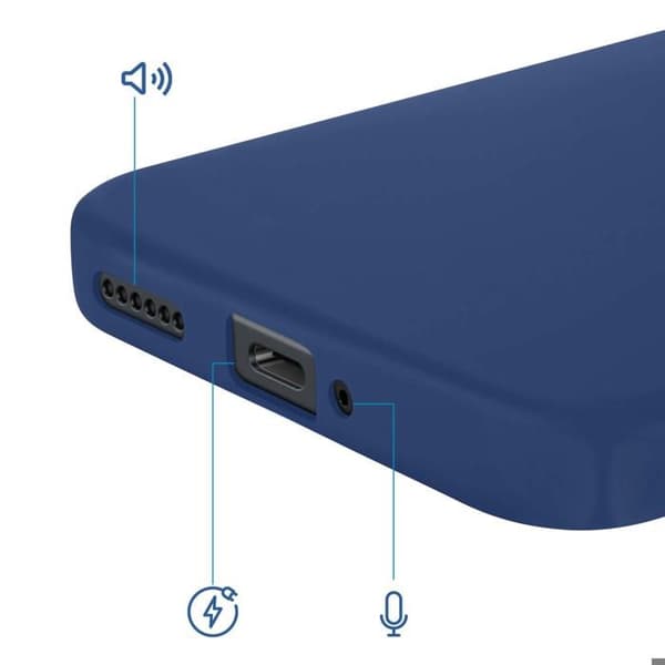 Coque Soft-Touch til Xiaomi 15T Pro i Anti-glid Silikone Blå Blå
