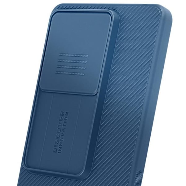 Nillkin Hard Case för Xiaomi Redmi Note 13 5G - Stötsäker - Skjut kameraskydd - Blå Blå