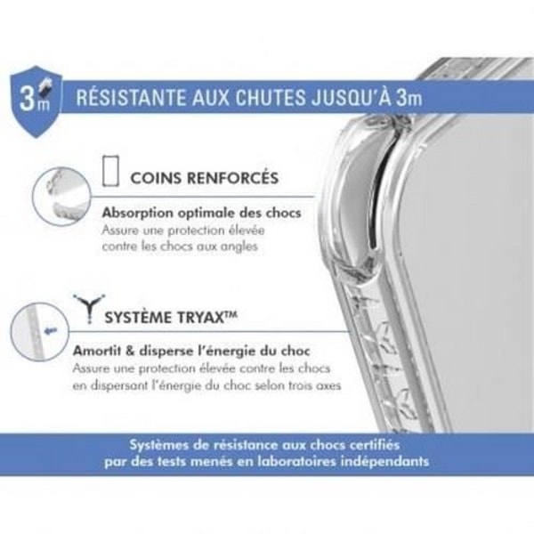 Suojakuori iPhone 14 Pro Maxille, vahvistettu AIR-yhteensopiva MagSafe Origin France Force Case läpinäkyvä Transparent