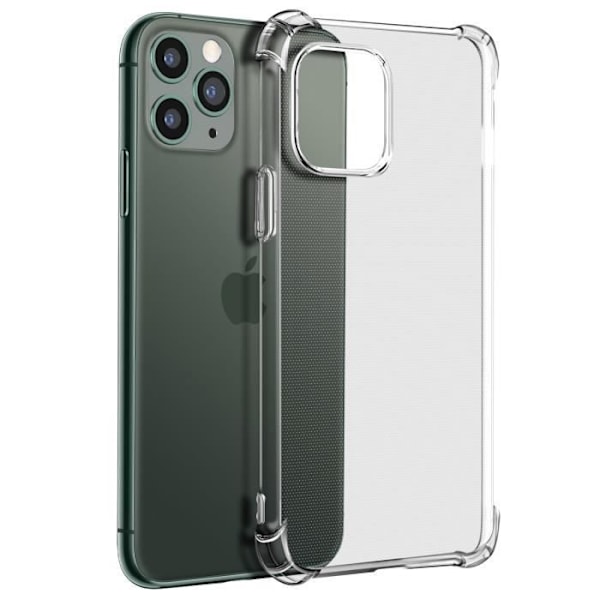 Skyddsfodral - AVIZAR - Apple iPhone 11 Pro - Flexibel silikon - Förstärkta hörn - Vit Vit
