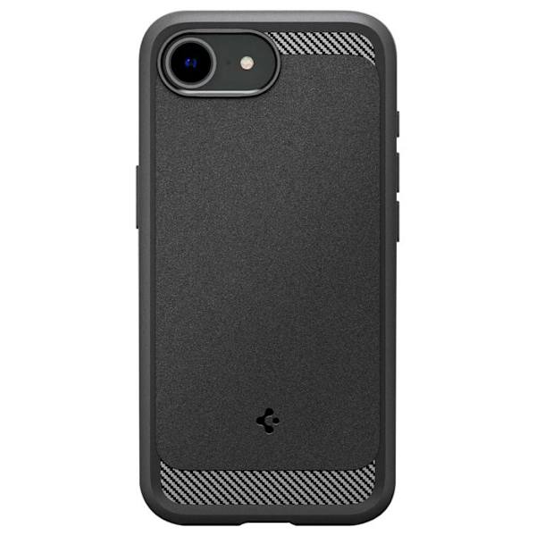 Coque MagSafe til iPhone 16e Stødabsorberende Forstærket Rugged Armor Mag Spigen SGP Sort Svart