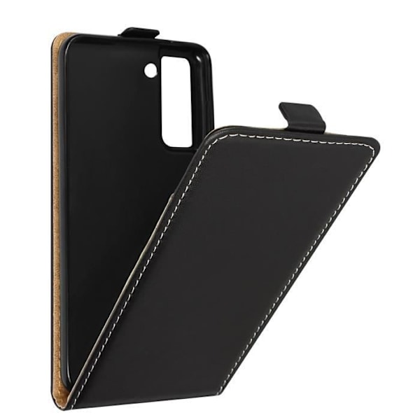 Samsung Galaxy S21 FE Vertical Flip Case Korthållare - Svart Svart