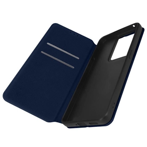 Etui til Oppo Reno 8 Pro 5G - AVIZAR - Flip Card Holder Video Support - Midnight blue Midnattsblå