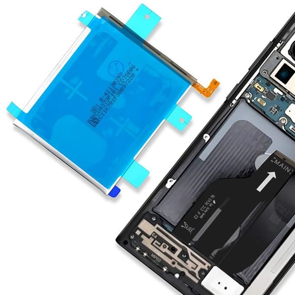 Batterilim för Samsung Galaxy Note 20 Ultra Original Samsung Transparent Blå