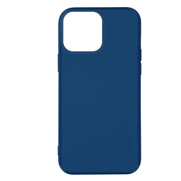 iPhone 14 Pro-fodral - AVIZAR - Semi-styv - Blå - Mjuk finish - Lätt