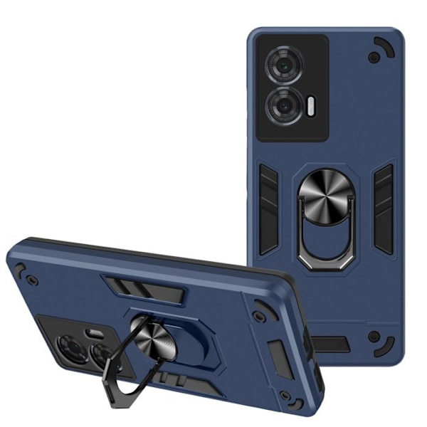Coque Antichocs til Motorola Edge 50 Fusion, ring støtte - Blå
