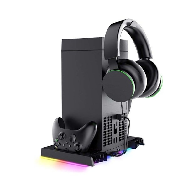 Multifunktionell Laddstation med Kylning och Hörlursstativ för Xbox Ipega Svart Svart