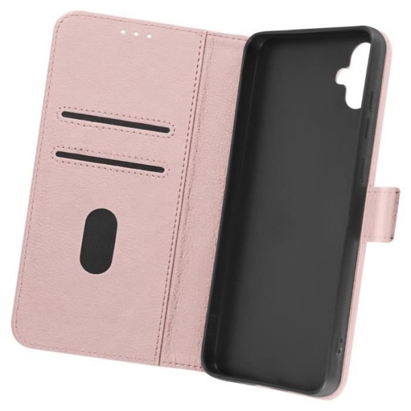 Fodral till Samsung Galaxy A05 Flip Wallet och videohållare Champagne Pink