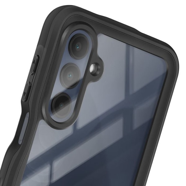 Vandtæt cover til Samsung A16 Silikonebeskyttelse Stødafvisende Shellbox Sort Svart