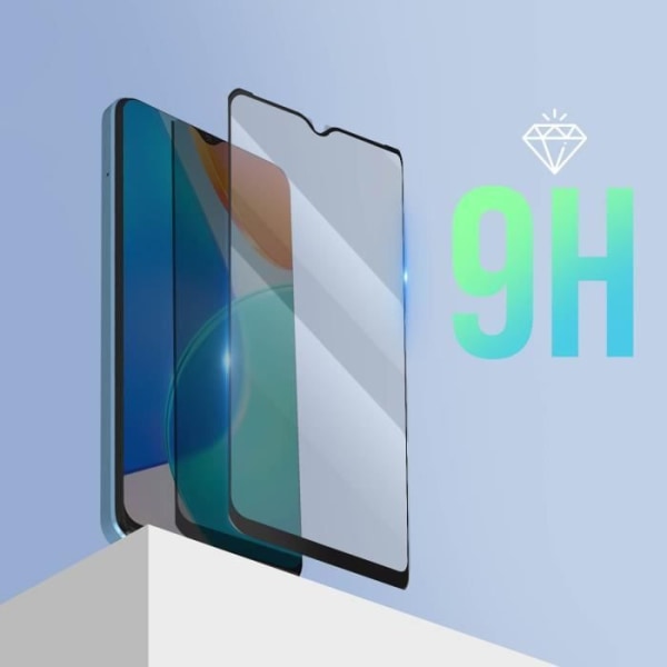 Skærmbeskyttelse - AVIZAR - Honor X8 5G, X6, 70 Lite - Sort hærdet glas - Ridsefast - Ultra-tynd Svart
