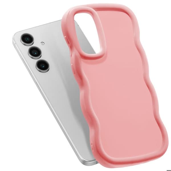 Coque - Candy - Samsung Galaxy S24 FE - Silikoneblød - Stødbeskyttelse - Moderne Design Rosa