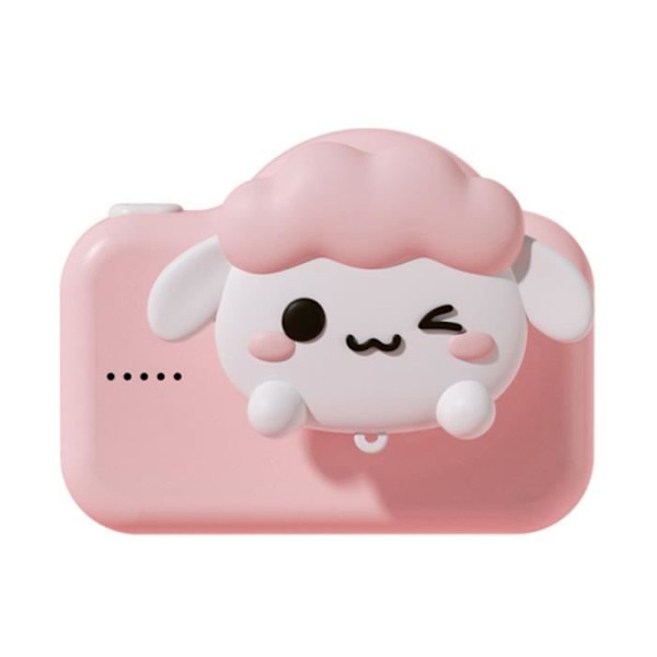 Digikamera - TECHKIDS - Crazy Animals Light Gaston the Sheep - Vaaleanpunainen - 3 vuotta - USB-ladattava Rosa