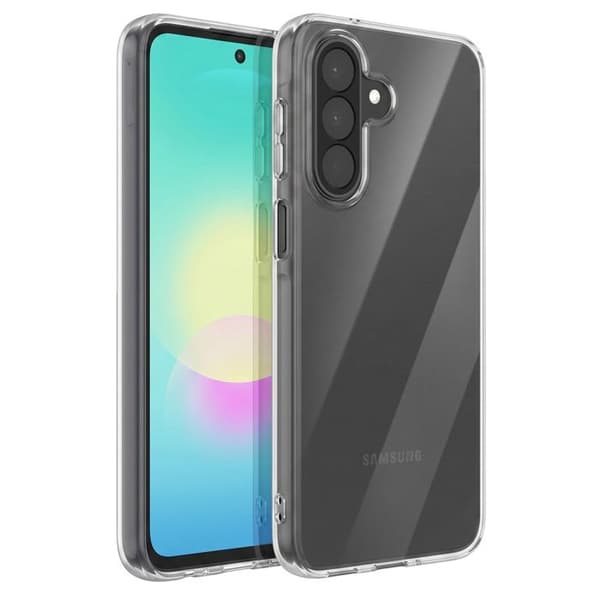 Cover til Galaxy A27 Blød Silikone Beskyttelse Mayaxess Gennemsigtig Vit