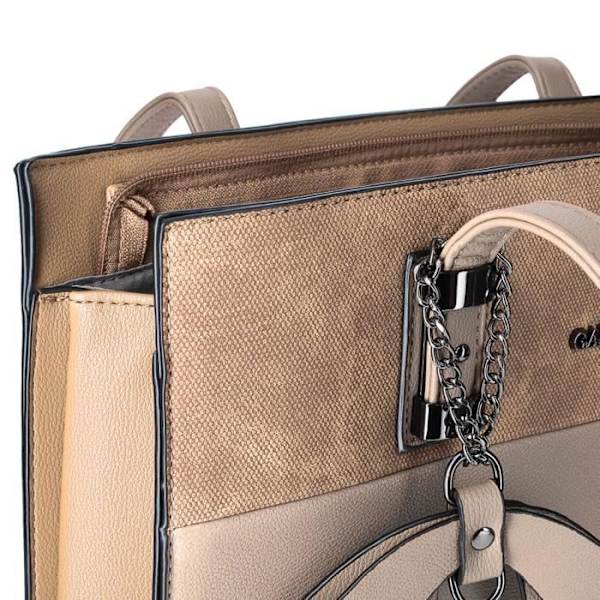 Naisten Politexture Gallantry Taupe -käsilaukku Beige