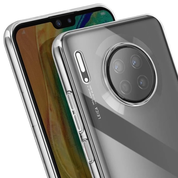 Huawei Mate 30 Suoja Silikoni Pehmeä Ohut Kevyt Läpinäkyvä Transparent
