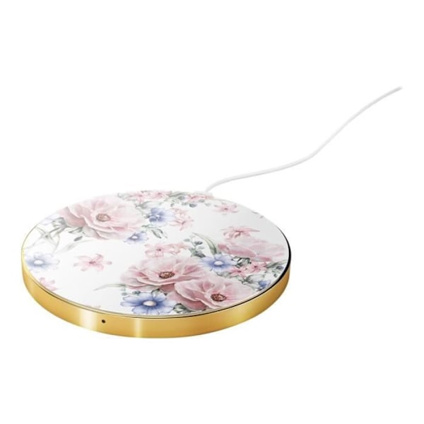 IDEAL Fashion trådlös laddningsplatta 10 Watt Floral Romance Vit