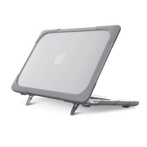 Skyddsskal - AVIZAR - Macbook Pro 13'' 2020 - Hårt polykarbonat - Silikon - Grå Grå
