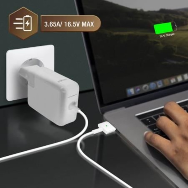 MacBook Pro Retina 13'' MagSafe 2 60W Laddare - Vit